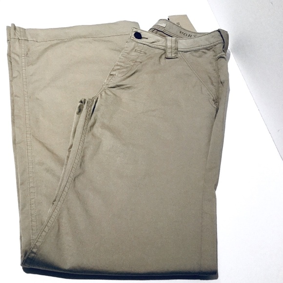 BURBERRY BRIT PORTLAND PALE SISAL COLOR PANTS. - Picture 3 of 6